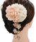 Fringed Flower Hair Pin Hydrangea Hair Stick Hair Comb Costume Hair Clip