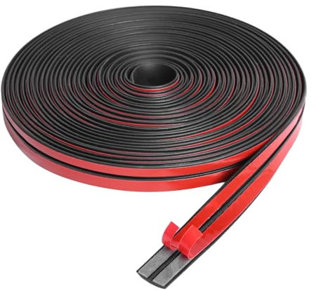 SDLDEER Auto Windschutzscheibe Gummi Dichtung 6mx14mm T Form Dichtungsstreifen Auto Windschutzscheibe Wetter Autotür Dichtungsstreifen für Car LKW Tür Fenster Dekor