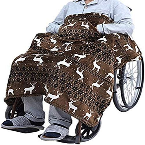 Rollstuhl-warme Abdeckung – Beinschutzdecke für Mobilitätsroller und Rollstühle, ideal für ältere und behinderte Personen, Bürogebrauch und Outdoor-Komfort