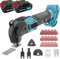 Cordless Oscillating Multi-Tool for Makita, Multifunction Oscillating Multi Tool with 6 Variable Speed 6000-20000 RPM, 4° Oscillation Angle, 26 Accessories (with 3.0Ah Battery and Charger)