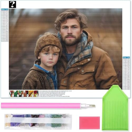 Diamond Painting Eigenes Foto, Diamond Painting Bilder, Personalisieren Sie Ihre eigenen Fotos, DIY Malen Nach Zahlen Eigenes Bild Personalisierte Geschenke Haus Dekor - 60 x 80 cm / 24 x 32 in Y-88