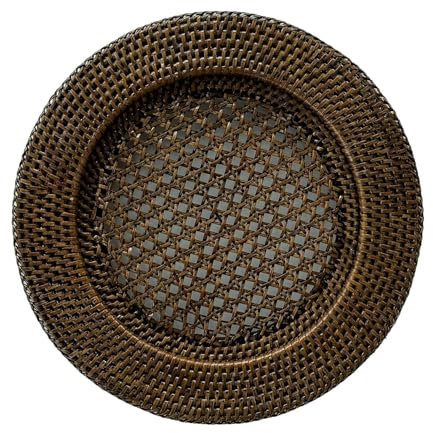 LA PORCELLANA BIANCA - Botanio Marrone Sottopiatto ⌀ 32 cm, Rattan