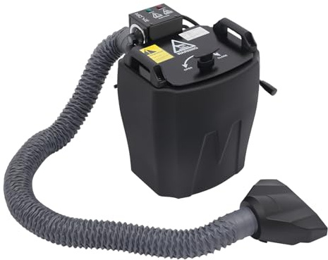 Máquina de hielo seco de 3500 W, máquina de niebla de suelo con manguera, máquina de niebla de hielo seco para bodas, fiestas, escenarios, cobertura de 150 m²