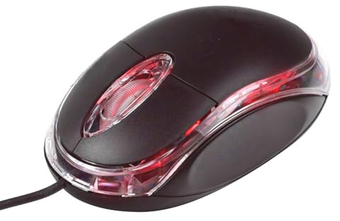 Computer Mouse Wired Comfortable Ergonomic Programming Mice | Game Mechanical Mouse USB Optical Driver-Free Computer Laptop Desktop PC Notebook Linux Home Office Compatible
