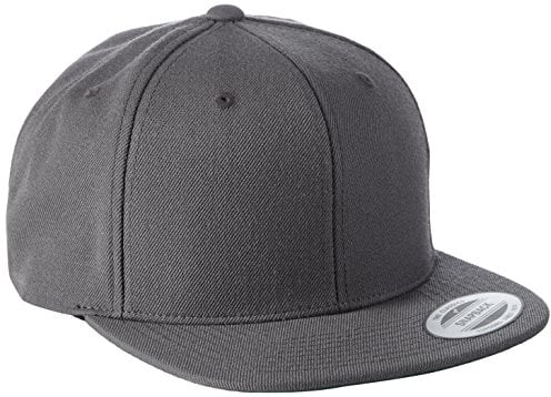 Yupoong Unisex Classic Snapback Cap Kappe, darkgrey, Einheitsgröße