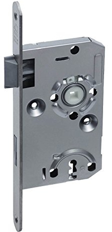 Basi 9220-5512 Einsteck-Zimmertürschloss Silber, Multicolor