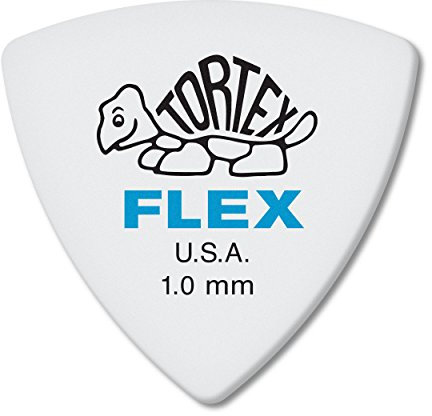 JIM DUNLOP Plektrum Tortex Flex Triangel 1,00mm 6 Stück