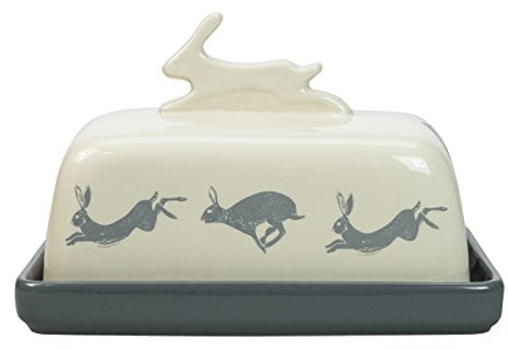 English Tableware Company Artisan Hare Butter Dish