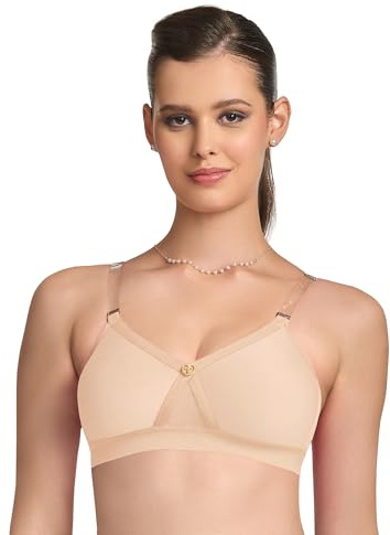 TRYLO Women's ALPAStrapless Full Coverage Bra, Opaque