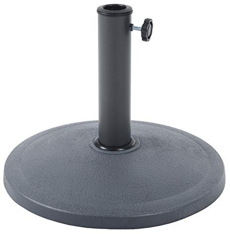 8kg Round resin base - Grey