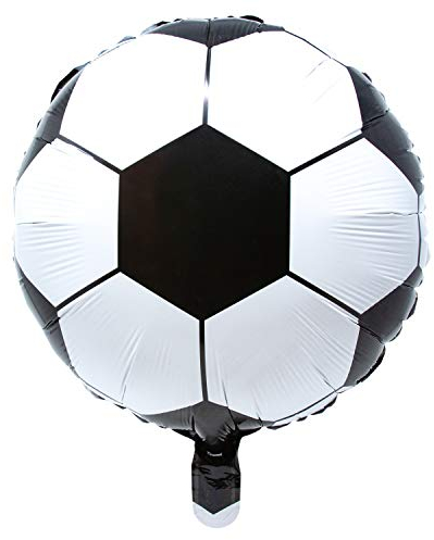 Oblique Unique® Fußball Folien Luftballon für Geburtstag Kindergeburtstag Feier Mottoparty Deko Ballon Folienballon WM Weltmeisterschaft Party