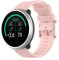 Yikamosi Kompatibel mit Polar Pacer/Ignite/Unite Armband,20mm Schnellverschluss Weiches Silikon Roségold rostfreiem Metallverschluss Ersatzbänder für Polar Pacer/Ignite/Unite,Rosa
