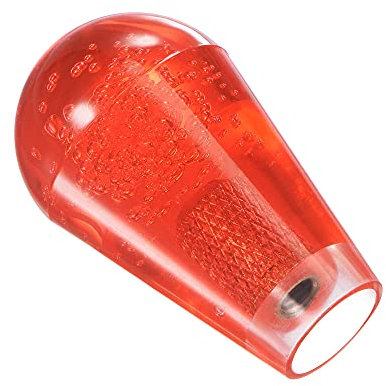 sourcing map Ellipse Oval Joystick Head Rocker Ball Top Handle Arcade Game Replacement Red
