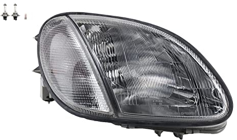 Johns, Scheinwerfer passend für Mercedes R170 / SLK 09/96-04/04 rechts + Leuchtmittel