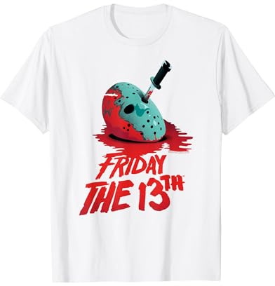 Friday The 13th Dotted Hockey Mask T-Shirt