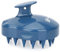 FREATECH Brosse Shampoing Massage Cuir Chevelu avec Poils en Silicone Souple pour Soin Cuir Chevelu, Détendez Tete et Éliminez Pellicules, Soulager Stress et Favorise Pousse Dheveux, Bleu Marine