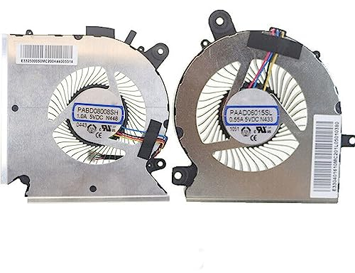 CPU GPU Kühler Lüfter für MSI Katana GF66 Pulse GL66 PABD08008SH N459 MS-1581 Laptop Kühler (GPU-Lüfter)