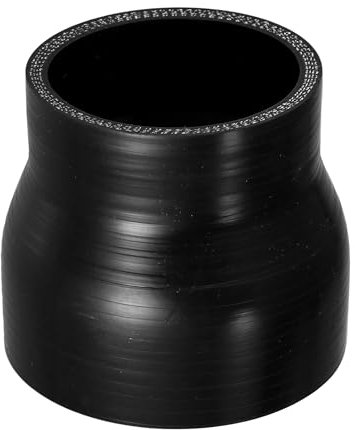 QUARKZMAN 1 Pieza 63-80mm 2.48-3.15 Id 76mm 2.99 Longitud Manguera de Silicona Negra para Automóvil, Manguera de Refrigerante Universal