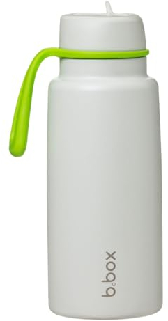 b.box 1L Insulated Flip Top Drink & Water Bottle | Triple Layer Insulating Stainless Steel | Keeps Drinks Cold up to 46hrs | 1L/33.8
