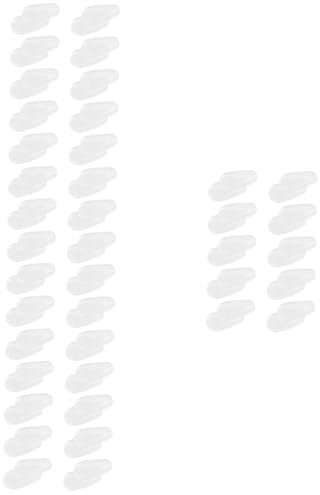 SOLUSTRE 40paare rutschfeste Silikon-nasenpads Für Brillen Ultraweich Selbstklebend Für Sonnenbrillen Und Transparentem Design