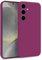 MyGadget Cover per Samsung Galaxy S24 - Custodia in Silicone Morbido a Doppio Strato – Case con Protezione Fotocamera & Fodera Interna Antigraffio - Bordeaux