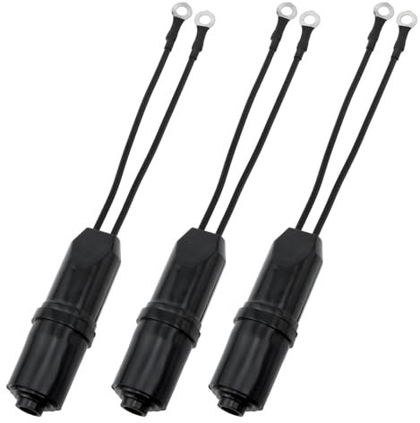 Lovelysp, 3 connettori per antenna TV, trasformatore per antenna TV da esterno, modello UHF/VHF/FM, convertitore TV da 300 ohm a 75 ohm