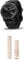 Garmin vívomove Sport, Hybrid Smartwatch with up to 5 days battery life, Black & Quick Release Band (20 mm) - Blush Pink with Light Gold
