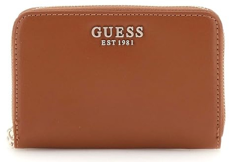 GUESS Laurel Zip Around Wallet Cognac