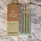 Real Wax Flameless Green LED Taper Candles Battery Operated with Remote Control