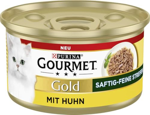 Purina Gold Katzenfutter Huhn Streifen, 85 g