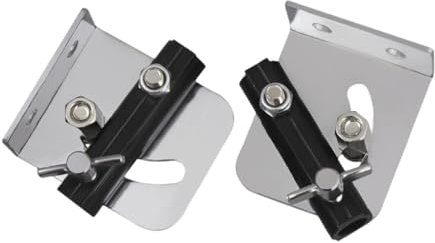 Harilla 2 Stück Snare Drum Halterung mit Schrauben und Adapter Zubehör