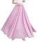 Jupe Longue Femme Élégante Taille Haute A-Ligne Casual Été Boho Danse Fête Plage Maxi Jupe Light Pink