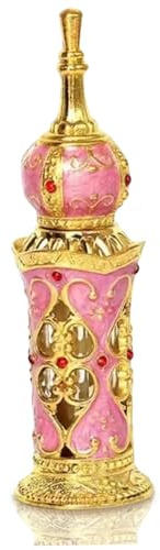 Huile de parfum arabe, parfum de Dubaï longue durée 15 ml avec une bouteille en plastique luxueuse pour les femmes..