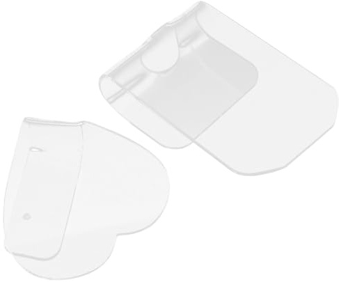 CATIEBYE 2pcs Acrylic Nail Art Mixing Trays for Manicure and Makeup Palettes with Nail Tip Display for Professional Salon and Photography Use
