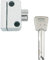 Yale Locks 8K102 Push Button Window Lock White Finish Visi Pack