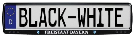 Kennzeichenhalter Universal FREISTAAT BAYERN 18.513