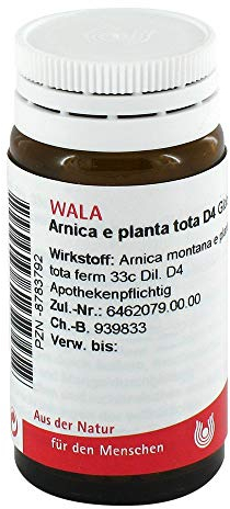 ARNICA E Planta tota D 4 Glo 20 g