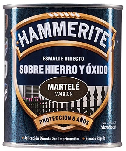 Hammerite Esmalte Martele, Marrón, 750 ml (Paquete de 1)