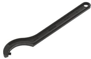GEDORE Hook spanner with pin, for Capstan nuts, AF 52-55 mm, Tip dia. 8 mm, Ratchet spanner, 40 Z 52-55