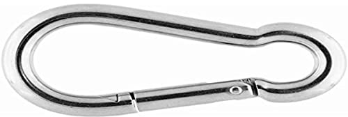 Edelstahl Karabiner Karabinerhaken ø 10x100 mm, A4 AISI 316