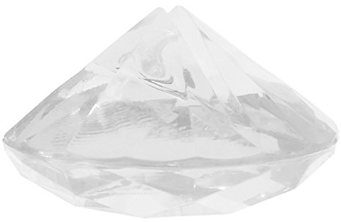 4 x Tischkartenhalter Platzkarten Diamant Namensschild Hochzeit Kommunion Tischdeko
