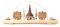 Rudolphs Schatzkiste Schwibbogen mit Seiffener Dorf Natur BxHxT 24,5x10x4,5cm NEU Lichterbogen Fensterbogen Spitzbogen Erzgebirge Seiffen Weihnachten Beleuchtung Fensterschmuck Bogen