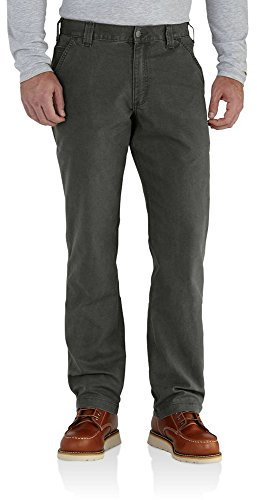 Carhartt Men's Relaxed Straight Rigby Dungaree, Peat, W34 x L30