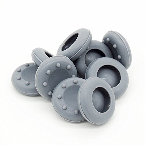 10 x Mando Analógico de Palanca de pulgar para PS4 PS3 para Xbox 360 Xbox One (Gris)