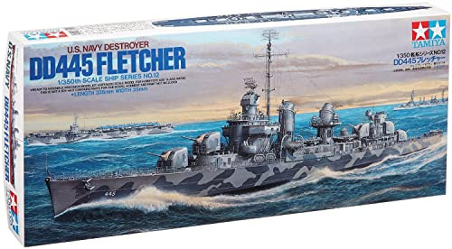 Tamiya Sprue Brothers 1:350 USS Fletcher DD445 US Navy WWII Destroyer #78012, TAM78012, Various