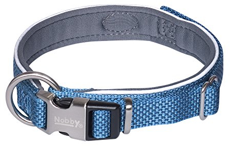 Nobby Halsband Classic Preno Royal, blau L: 28-34 cm, B: 15/20 mm, 1 Stück