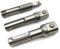 SDS-Schlagschrauber-Set, 3-teilig, 1/4 Zoll, 3/8 Zoll, 1/2 Zoll Bohrfutter-Adapter für SDS Plus Hammer
