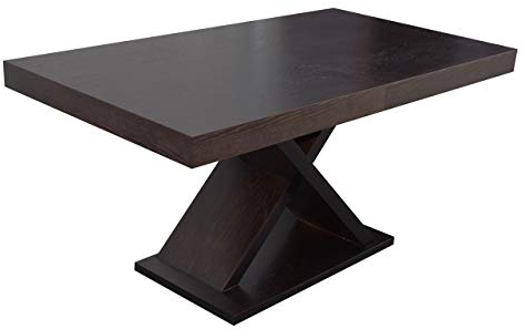 Mirjan24 Esszimmertisch S50, Praktischer Auszugstisch, Esstisch, Farbauswahl, Tisch für Esszimmer, Küchentisch, Ausziehtisch (Wenge, 90x160x210 cm)
