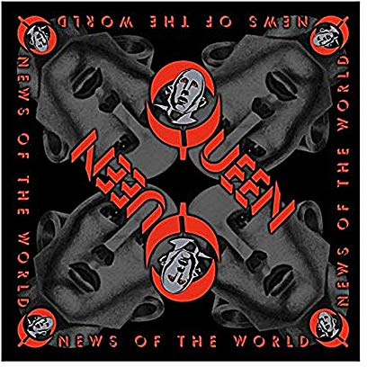 Unbekannt rz Queen News of The World Bandana, Baumwolle, 550 x 550 mm