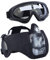 Aoutacc Airsoft-Maske mit taktischer Schutzbrille,Airsoft Maske mit Gehörschutz, Protective Gear Set für Erwachsene Männer Frauen Paintball Schießen CS-WB